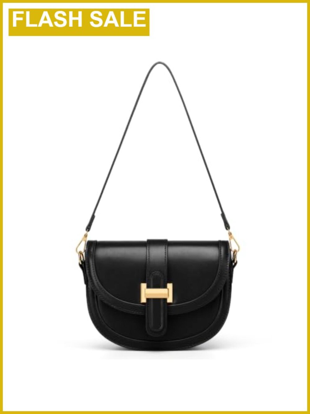 Vegan Leather Small Hobo Bag with Detachable Straps, Gold Hardware, Zipper
